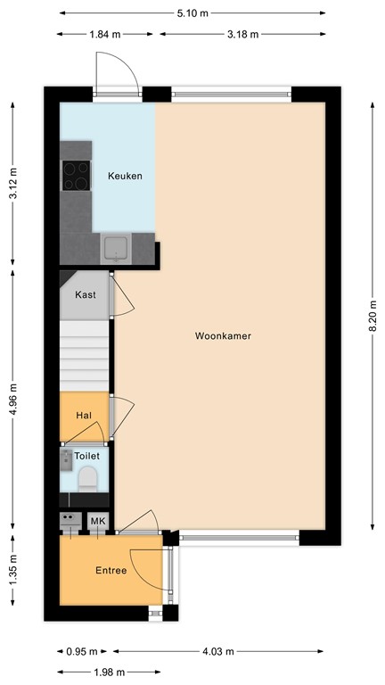 mediumsize floorplan
